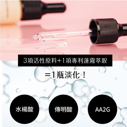 【美膚娜娜】痘疤淡斑精華液 15ml 水楊酸 杜鵑花酸 傳明酸 蓮霧精萃 調理暗沉 植萃保濕舒緩 清爽好吸收