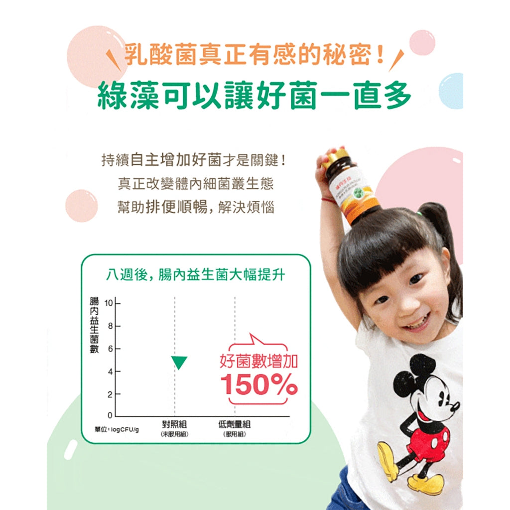 【味丹生技】綠藻+乳酸菌錠 160錠/盒 健康食品認證 芽孢乳酸菌 果寡醣 幫助消化道機能 排便順暢