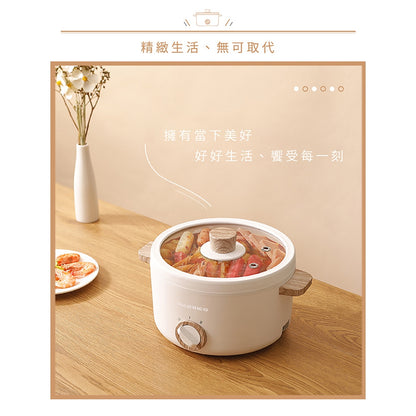 【NICONICO】1.7L日式陶瓷料理鍋 NI-GP930 陶瓷塗層不沾鍋 多樣化料理 租屋快煮鍋