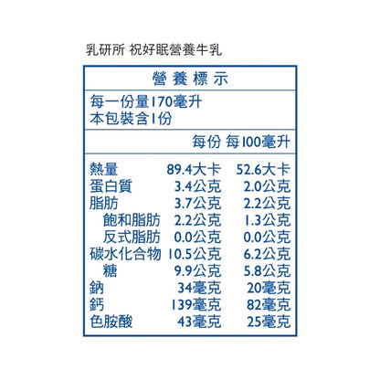 【乳研所】營養牛乳系列 鮮乳坊生乳基底 祝好眠芝麻牛奶 祝肌力麥芽牛奶 添加機能 6瓶/24瓶