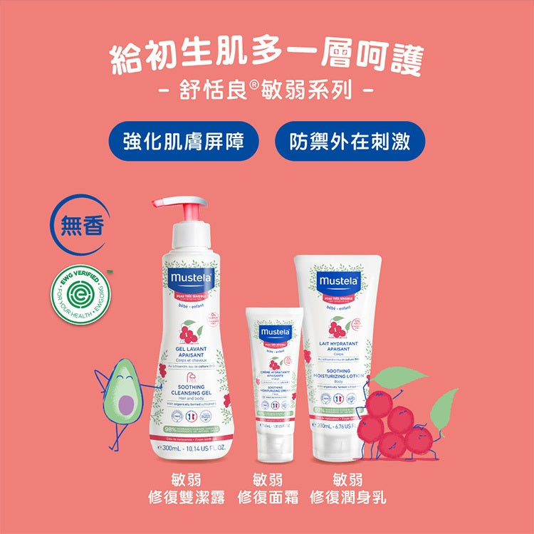 【慕之恬廊】舒恬良敏弱修復面霜 40ml 公司貨 無香 天然配方 新生兒敏弱肌適用 清爽保濕 法國製造 商品介紹圖 1