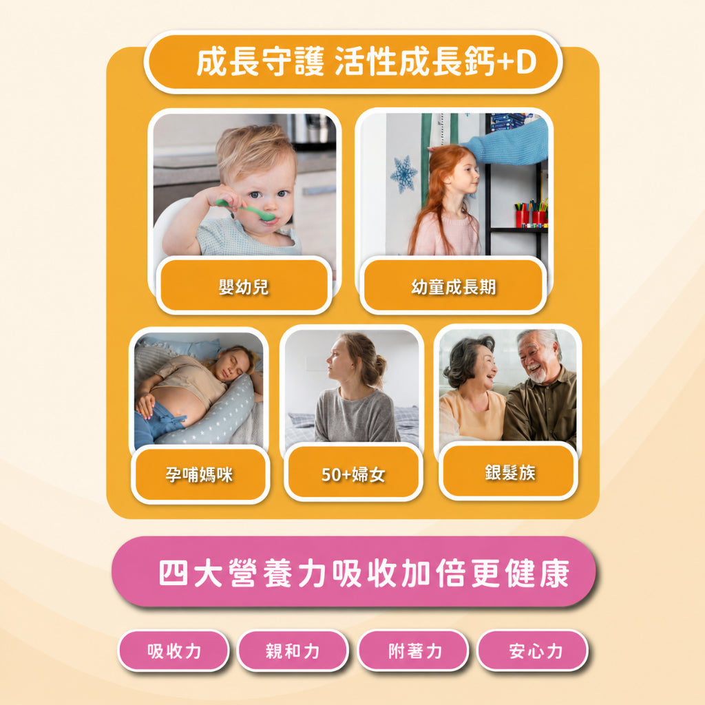 【Mama Vita】活性成長鈣+D 30條/盒 德國牛奶鈣 D3 K2 海洋鎂 草莓風味 嬰幼兒兒童補給