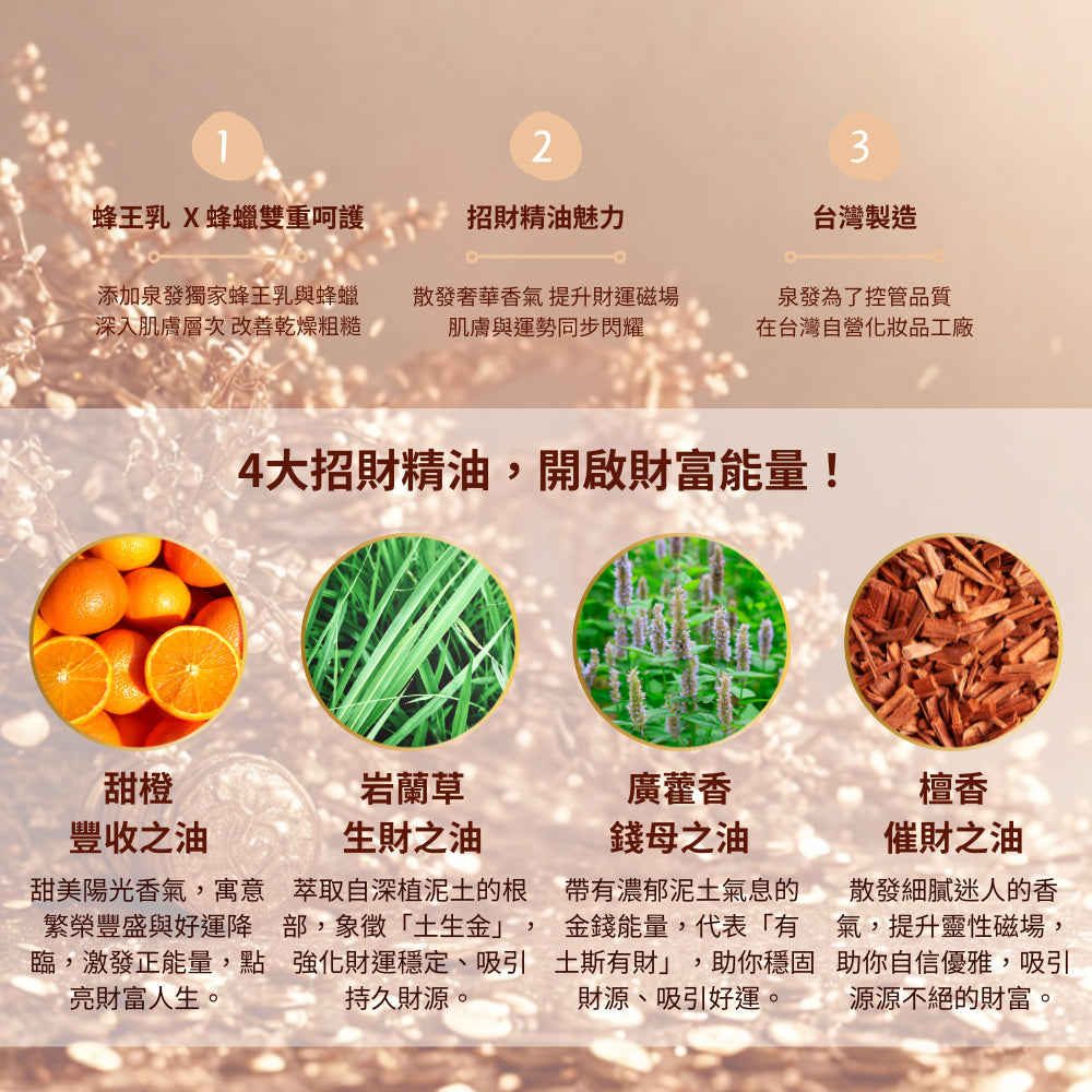 【泉發蜂蜜】西印度蜂王手足霜 財富女神 100g 蜂王乳 蜂蠟 維他命E 保濕滋潤 護手霜 護足霜