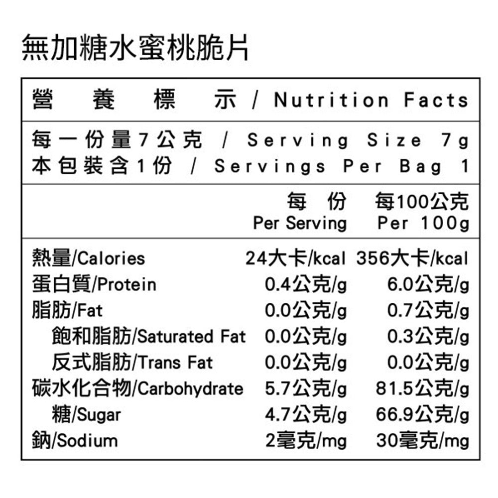 【米森】無加糖果乾脆片系列 蘋果/水蜜桃/草莓 5包/袋 新鮮水果凍乾 高膳食纖維 無添加 休閒零食 隨手包 商品介紹圖 6