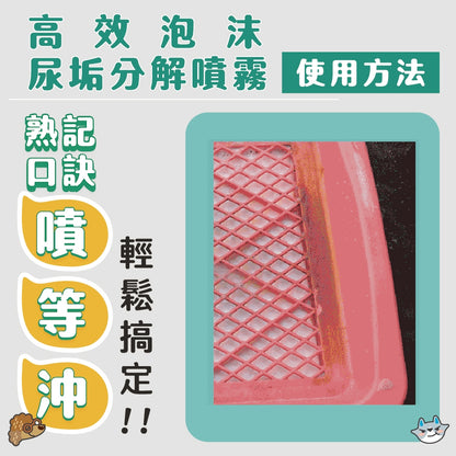 【臭味滾ODOUT】高效泡沫尿垢分解噴霧 500ml/瓶 檸檬酸配方 去除尿垢 溫和植萃 適合各種材質