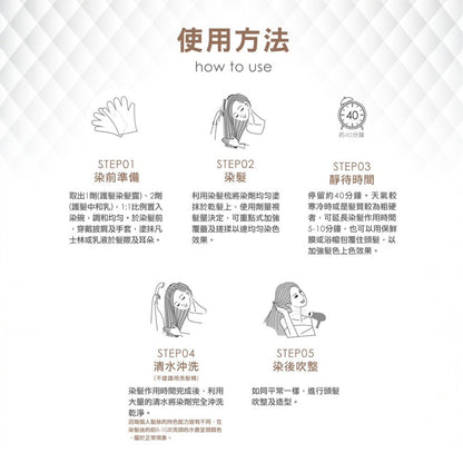 【SOFEI舒妃】型色家霧感植萃添加護髮染髮霜 50mL/盒 免漂髮 黑髮可染 霧色質感 易顯色 溫和染髮