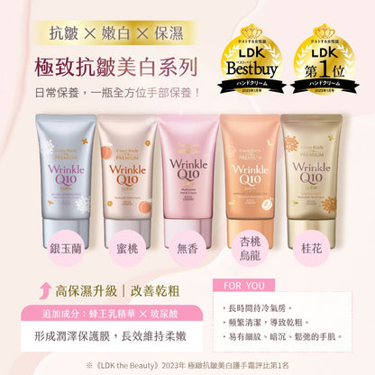 【KOSE】Q10活齡極緻護手霜 60g 抗UV 保濕因子 菸鹼醯胺 保濕鎖水 清爽不黏膩 手部保養