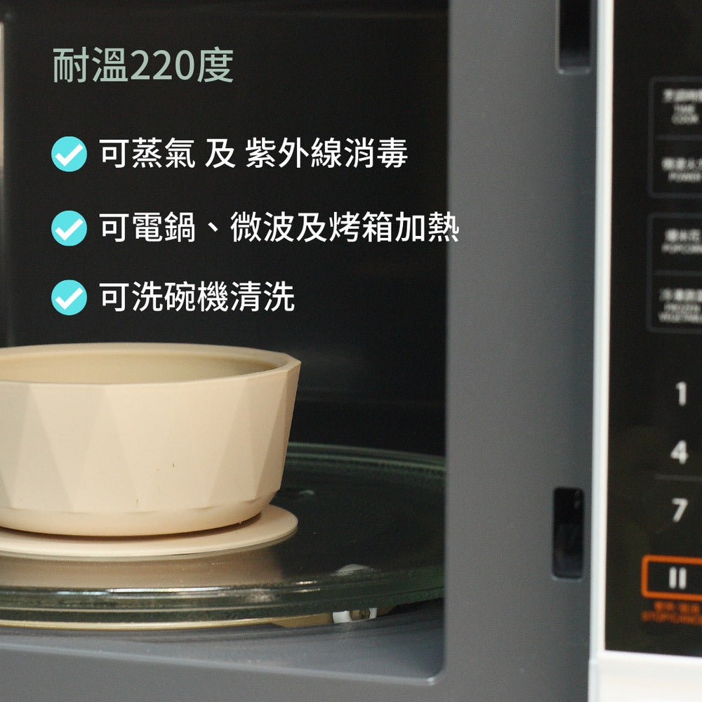 【2angels】矽膠鑽石吸盤學習碗 兩色任選 食品級矽膠 耐溫220度 好挖不易灑 穩固吸盤 兒童餐具