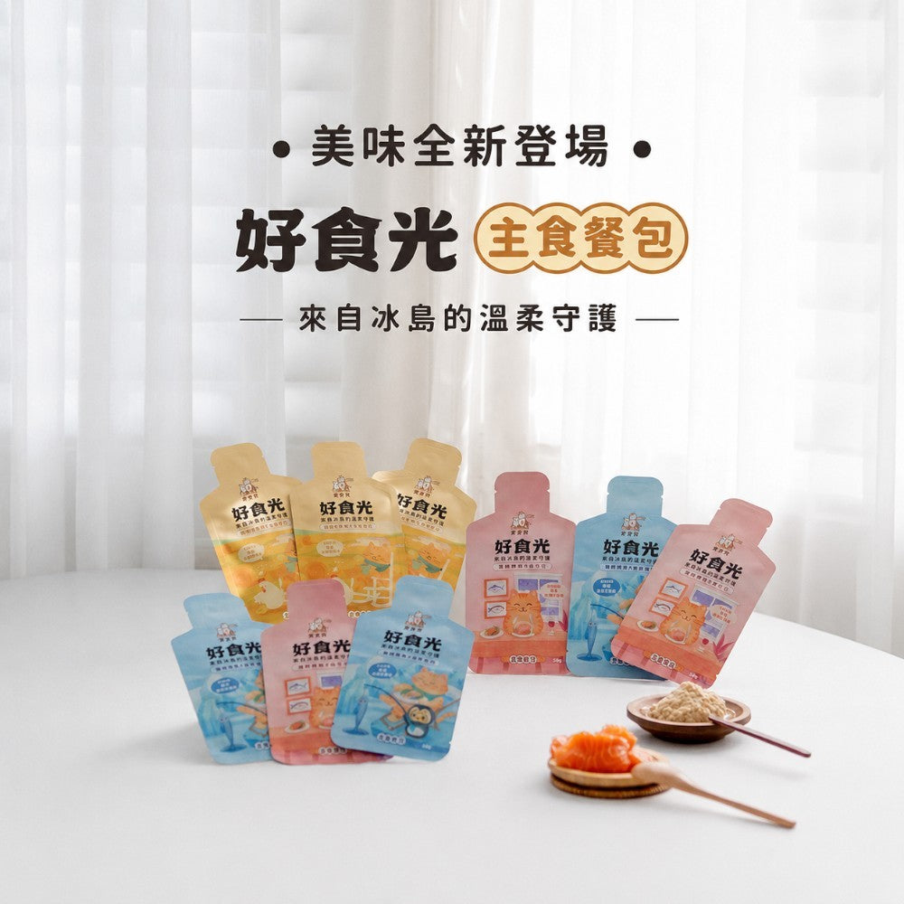 【安奈兒】好食光貓主食餐包 50g 六種口味 冰島紅藻鈣 益生元乳鐵蛋白機能添加 符合AAFCO標準 全齡貓 商品介紹圖 2