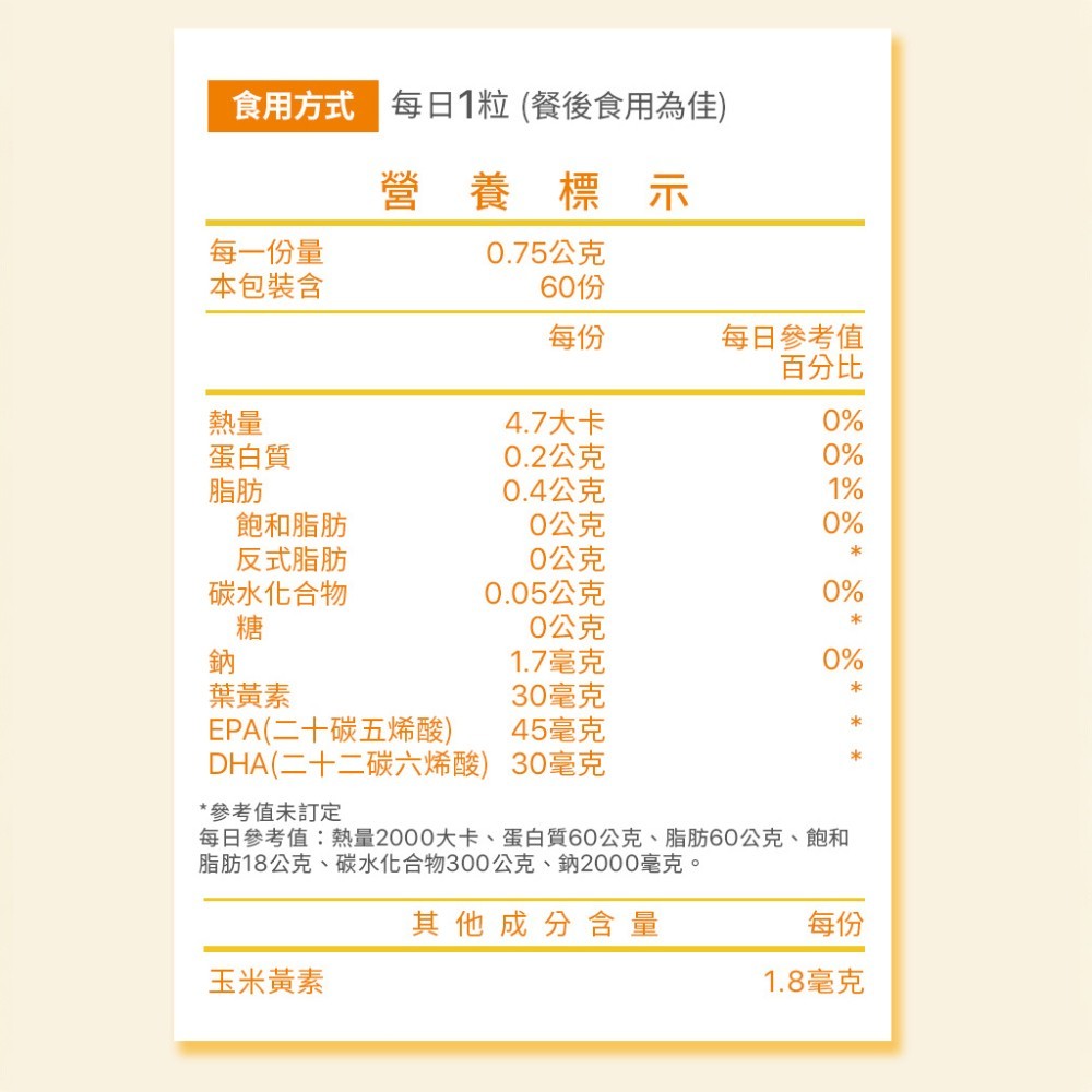 【遠東生技】晶彩軟膠囊 30顆/盒 高單位葉黃素 專利微藻萃取 魚油 蝦紅素 花青素 3C族必備