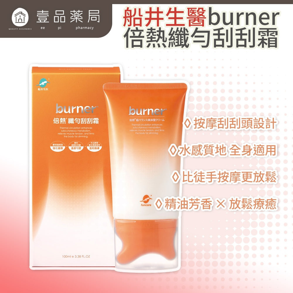 【船井生醫】纖勻刮刮霜 100ml/盒 按摩霜 微溫感 雙效咖啡因 5重果酸 紅球薑配方 木瓜酵素
