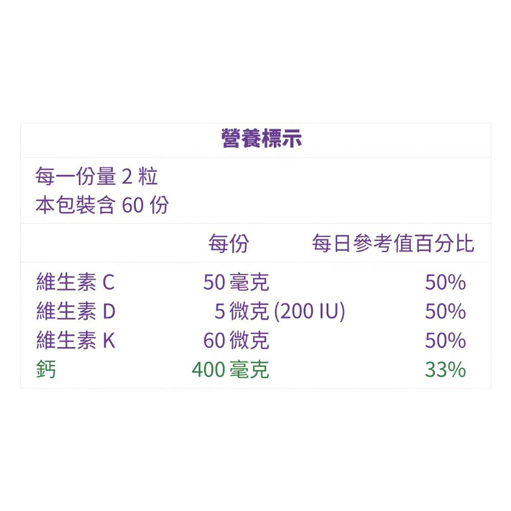 【松瑞製藥】3倍鈣膠囊 120顆/盒 美國專利 胺基酸螯合鈣 D3+K2 高效吸收 關鍵補給 靈活行動
