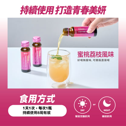 【晶澈】亮妍頂級膠原蛋白飲 10瓶/盒 膠原蛋白13000mg 日本NIPPI 神經醯胺 燕窩酸 美妍複方