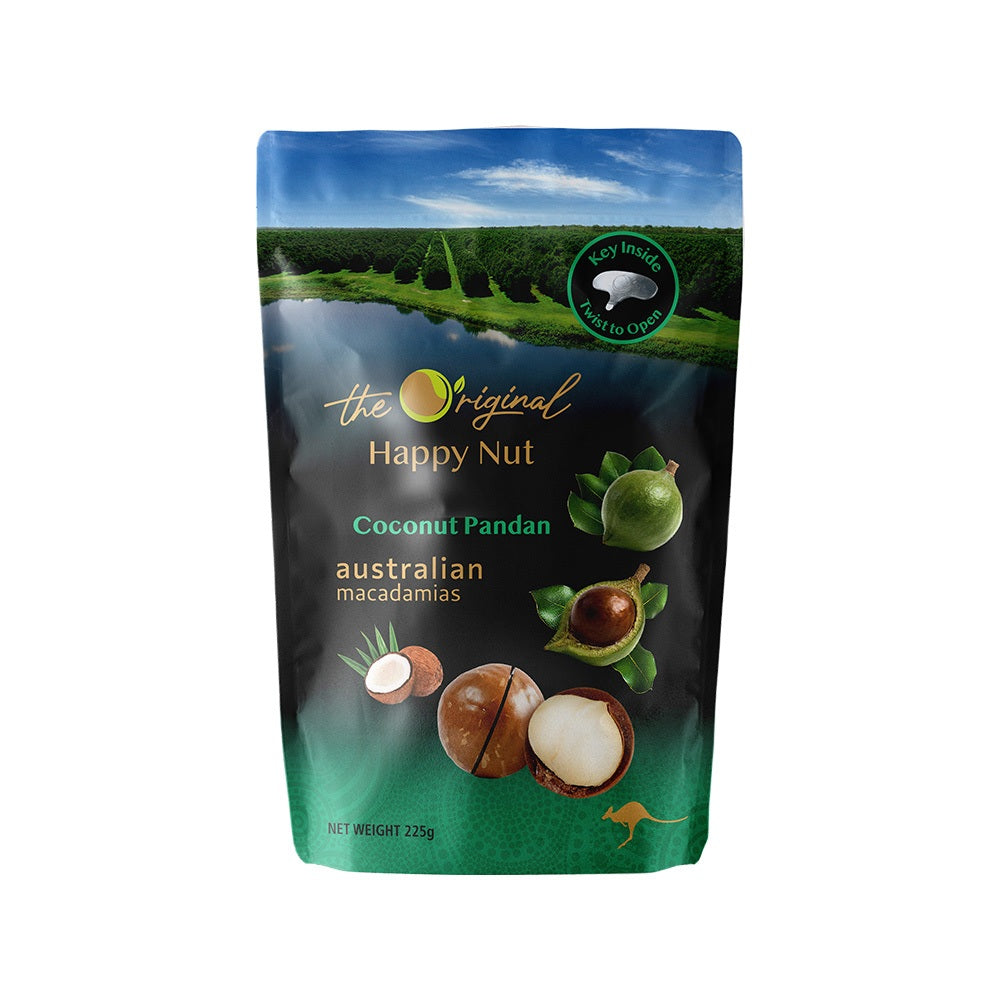 【HappyNut】澳洲帶殼火山豆(附開殼工具) 225g 原味 蜂蜜海鹽香草椰香斑蘭肉桂 澳洲產 夏威夷豆