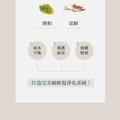 【KAFEN卡氛】草本洗髮精 300ml/瓶 艾草 芍藥 龍膽草 天然草本 豐盈蓬鬆 控油保濕 滋養髮絲