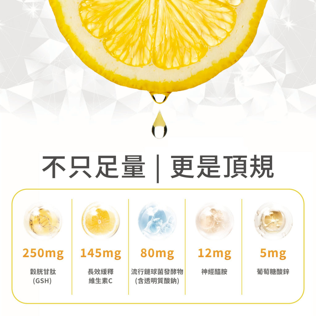 【植感日嚐】柔光C養顏潤采膠囊 60顆/瓶 穀胱甘肽 維生素C 玻尿酸 神經醯胺 美妍補給 日常保養