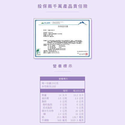 【Stunnin' Recipe】酒薑君果凍條 10條/盒 葡萄風味 專利超微米薑黃 枳椇子 應酬聚會