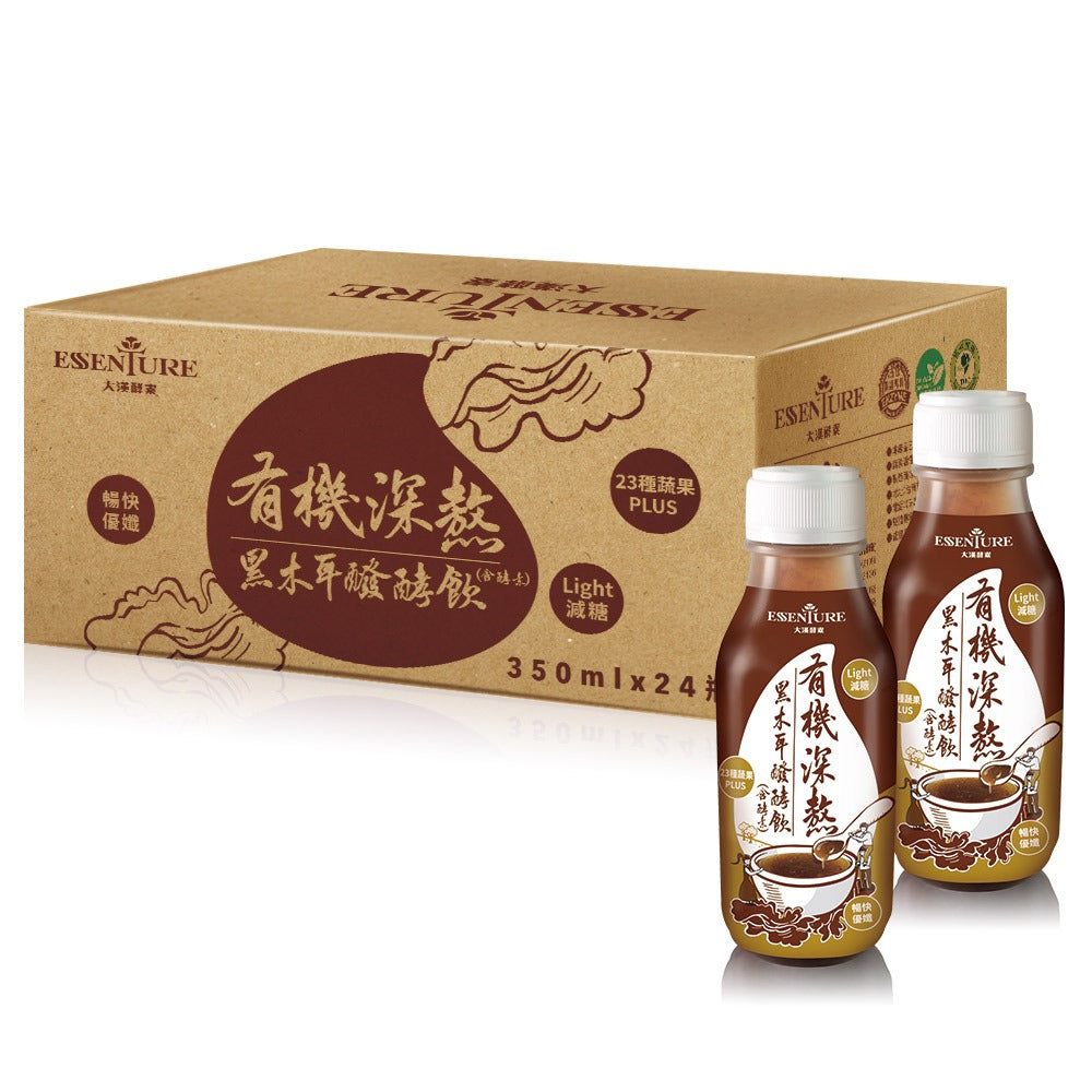 【大漢酵素】有機深熬黑木耳醱酵飲 箱購24瓶 有機認證 添加酵素 黑木耳露 低卡高飽足 膳食纖維 養生飲品
