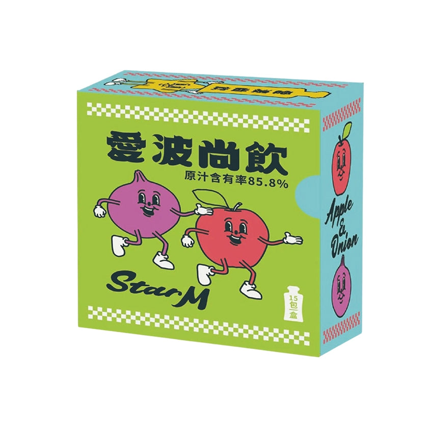 【Star M星岳】愛波尚飲 蘋果洋蔥飲 15包/盒 專利接骨木莓 蘋果多酚 益生菌 營養補給 日常守護