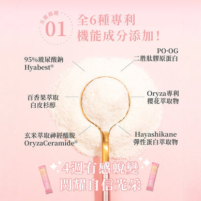 【好好時養】辰時計畫-極光膠原蛋白粉EX 15包/盒 日本魚膠原 玻尿酸 神經醯胺 光亮晶潤 日常保養