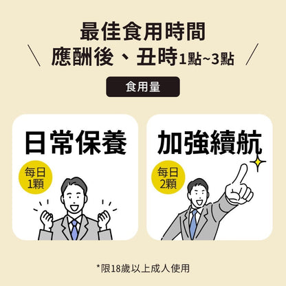 【好好時養】丑時計畫-董事B群 30顆/包 天然酵母B群 德國專利朝鮮薊 日本奈米薑黃 應酬加班 補充活力