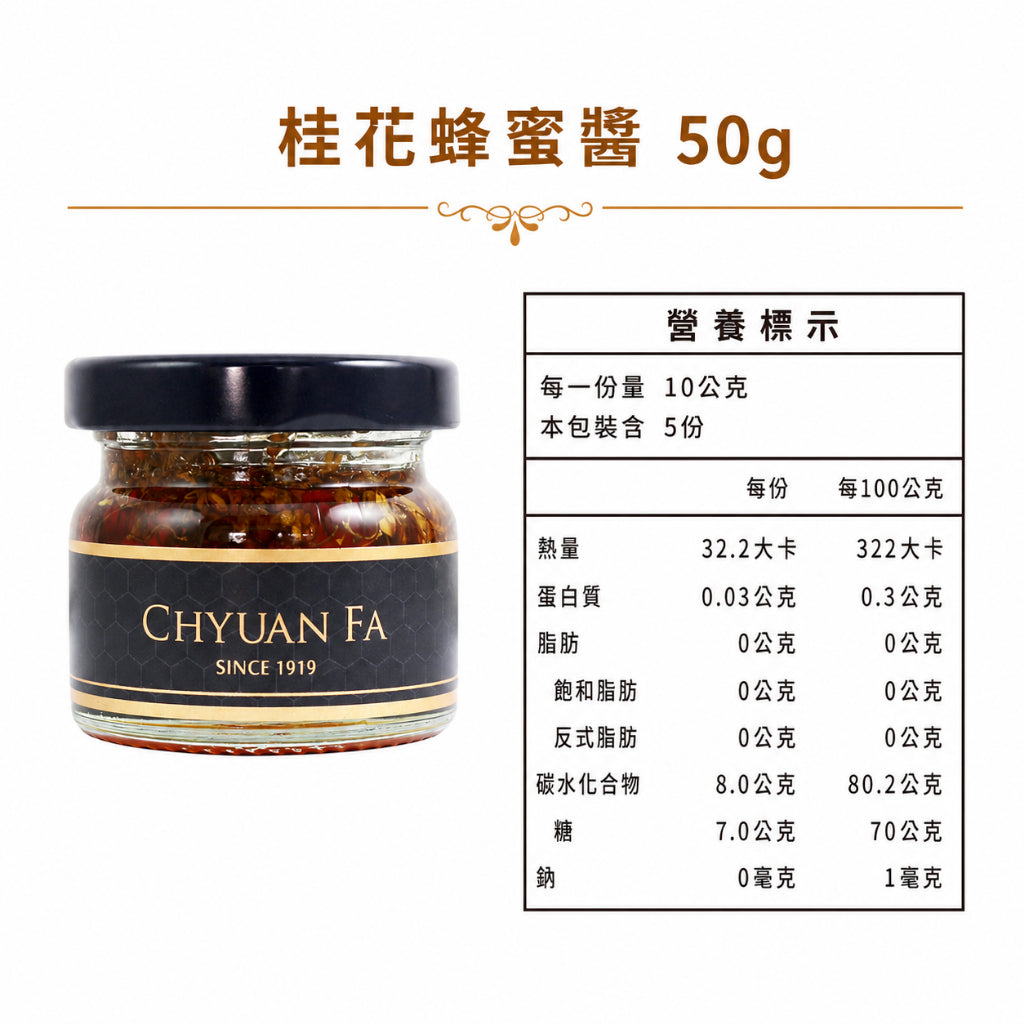 【泉發蜂蜜】百年招牌花香蜂蜜醬系列 玫瑰/桂花/茉莉/鴨掌木 50g/250g 100%純蜂蜜 無添加認證