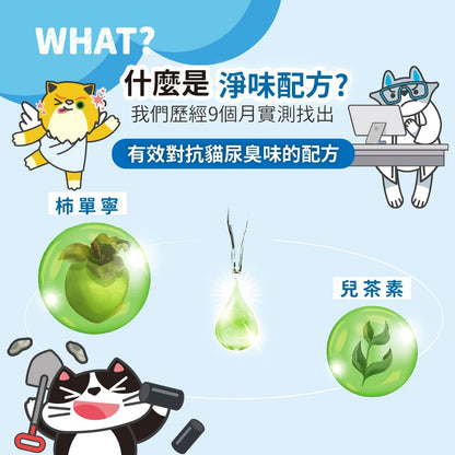【臭味滾ODOUT】沛點炭強效除臭粒 80g/包 貓砂除臭 活性炭 沸石 雙重淨味 無香除臭 延長貓砂使用