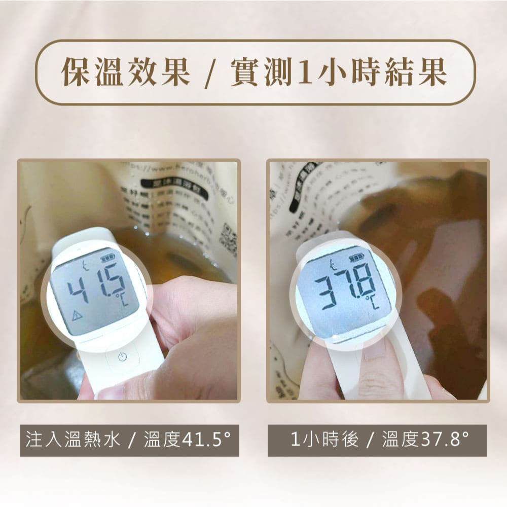 【好漢草】感溫折疊足浴袋 1入/包 8層保溫結構 智慧感溫 PVC防水 收納便利 旅行居家兩用 泡腳足浴袋 商品介紹圖 2