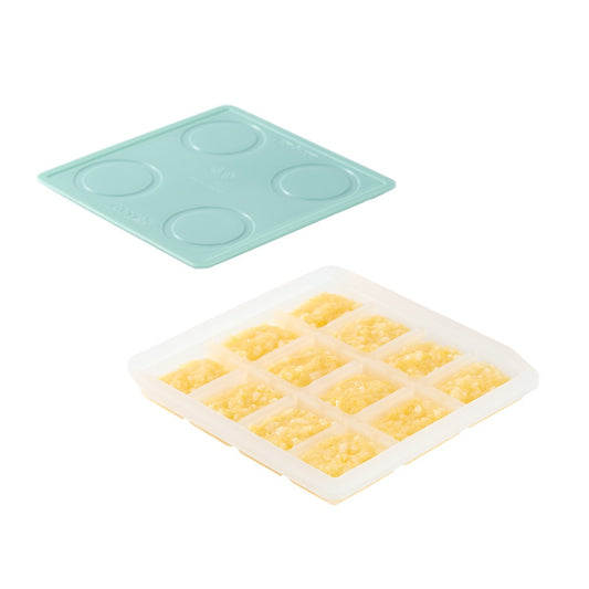 【2angels】矽膠副食品製冰盒 15mlx12格 德國認證 食品級矽膠 輕鬆脫模 耐冷耐熱 少量分裝