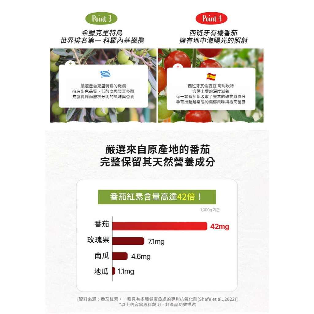 【tutti frutti】番茄原汁特級初榨橄欖油 14包/盒 韓國熱銷 地中海飲食 橄欖油+番茄汁 隨身包