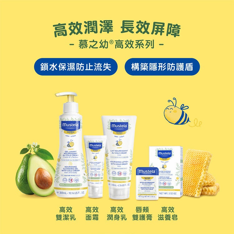 【慕之恬廊】慕之幼高效雙潔乳 300ml 洗髮沐浴兩用 洗後Q彈不乾澀 長效屏障 鎖水保濕 嬰幼兒適用 商品介紹圖 3