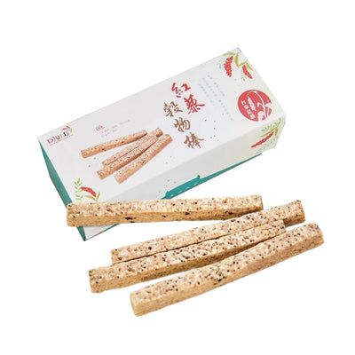 【DJULIS德朱利斯】紅藜穀物棒 12支/盒 台東紅藜 穀物酥香 鹹香不膩 無香料 無防腐劑 台灣製造