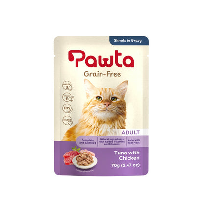 【Pawta波塔】 貓主食餐包 70g/包 五種口味 肉泥質地 無穀配方 天然益生元 全齡貓適用 貓咪主食【壹品商城】