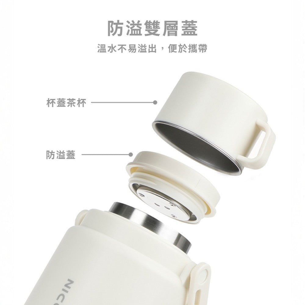 【NICONICO】旅行用雙電壓熱水壺 1200ml NI-TK2419 國際電壓 過熱保護 可觸控 快煮壺