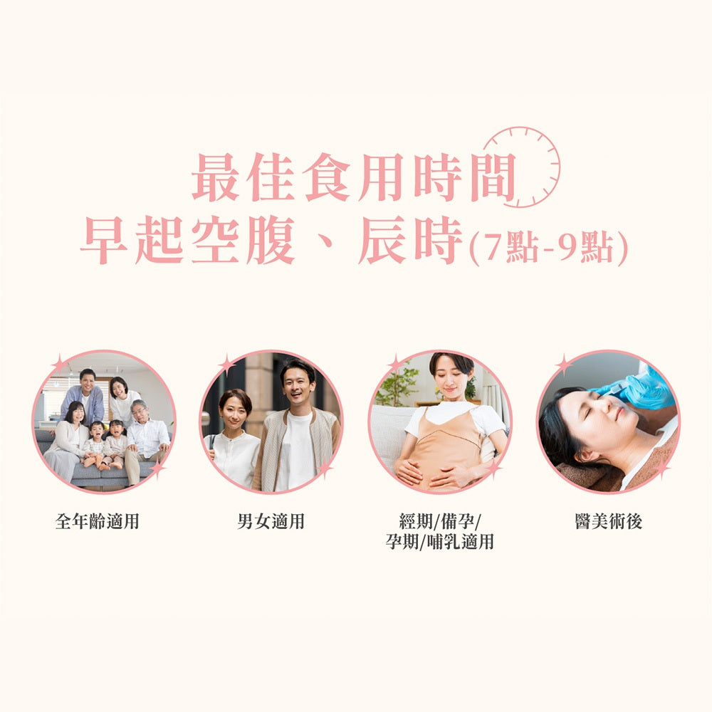 【好好時養】辰時計畫-極光膠原蛋白粉EX 15包/盒 日本魚膠原 玻尿酸 神經醯胺 光亮晶潤 日常保養