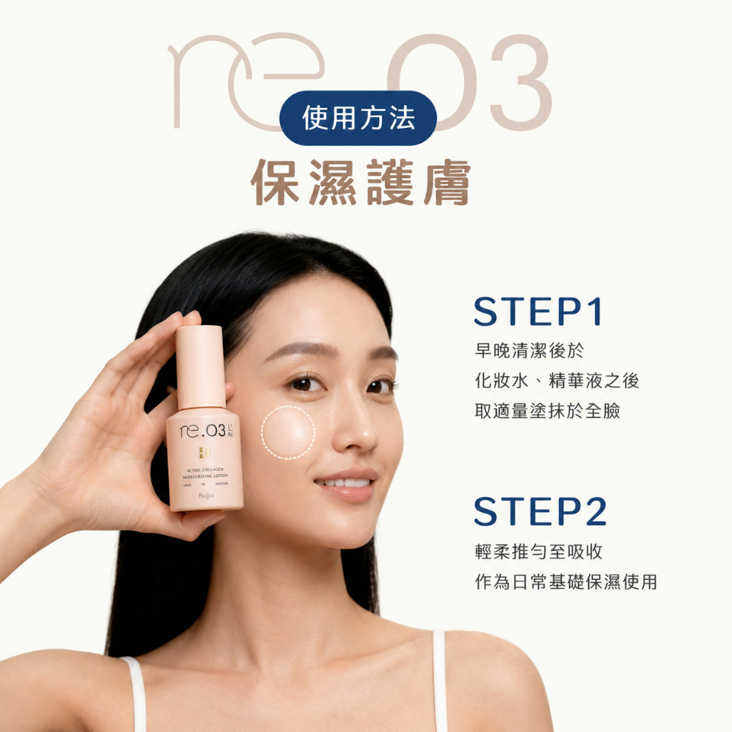 【露奇亞】re.03 肌膚賦活鎖水乳 50ml 維生素B5 玫瑰天竺葵+葵花籽油 深層鎖水 妝前清爽打底
