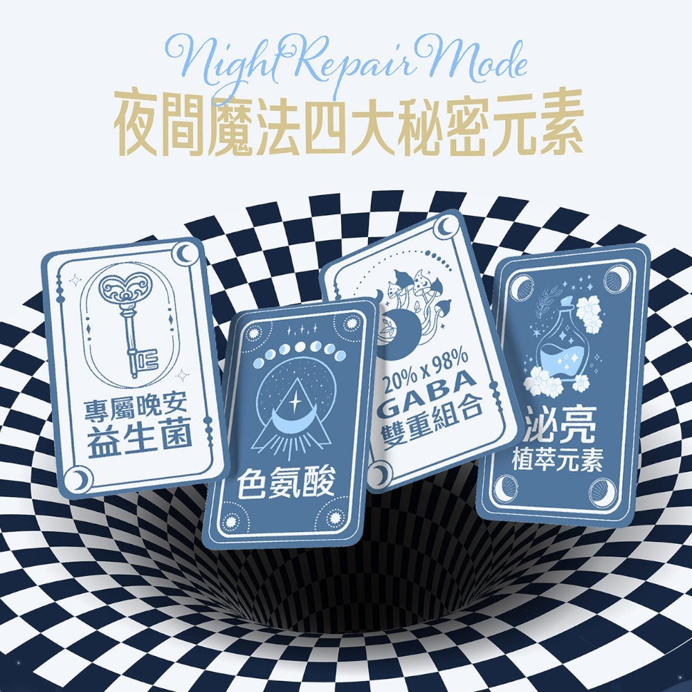 【百醫生技】晚安益生菌膠囊 30顆/盒 5大入睡配方 GABA L-色胺酸 專利益生菌 幫助睡眠 舒緩放鬆