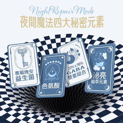 【百醫生技】晚安益生菌膠囊 30顆/盒 5大入睡配方 GABA L-色胺酸 專利益生菌 幫助睡眠 舒緩放鬆