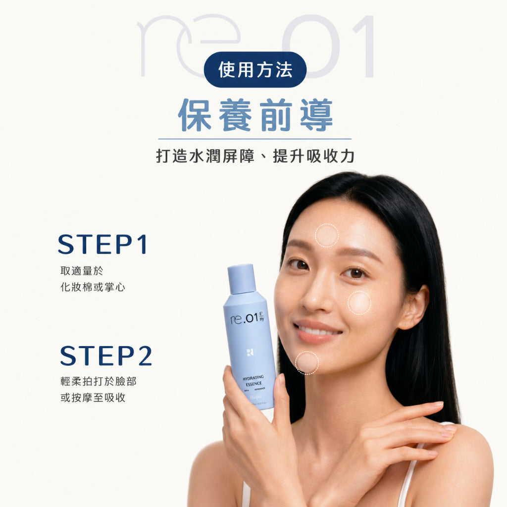 【露奇亞】re.01 肌潤復活草機能水 150ml 仿生三胜肽 抗敏四胜肽 二次清潔 水潤打底 妝前保養 商品介紹圖 6