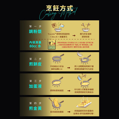 【百醫生技】鳴哥Trucoll膠原粉漿蛋餅粉 56g 德國專利膠原6000mg 耐高溫 無腥味 SGS檢測