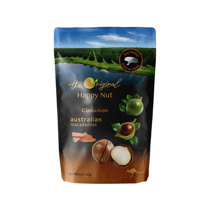 【HappyNut】澳洲帶殼火山豆(附開殼工具) 225g 原味 蜂蜜海鹽香草椰香斑蘭肉桂 澳洲產 夏威夷豆