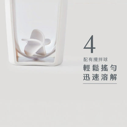 【Body Goals】經典搖搖杯 550ml 附攪拌球 螺旋封杯蓋 不易滲漏 小體積 運動水杯 運動水壺