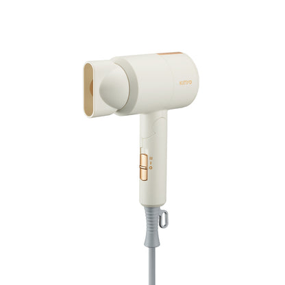 【KINYO】雙電壓負離子吹風機 KH-193 110V/220V 黑色/米色 可折疊 攜帶超輕量 出國旅行