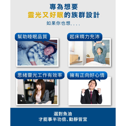 【好好時養】戌時計畫-正念魚油 60顆/盒 rTG型 90%高濃度 IFOS五星認證 芝麻素 Omega-3