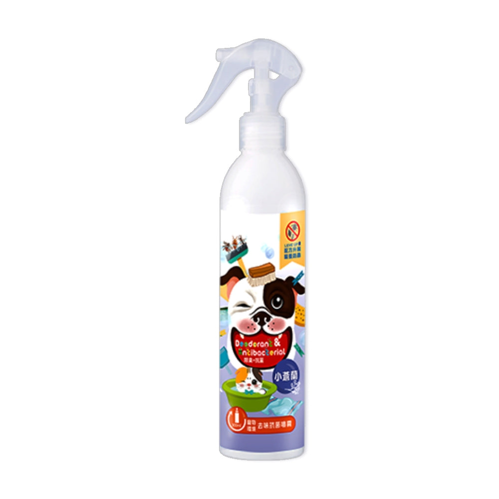 【汪咪博士】環境去味抗菌噴霧-小蒼蘭 300ml/瓶 99.9%抑菌 SGS檢驗 環境清潔驅蟲避蚤 犬貓適用 商品介紹圖 3