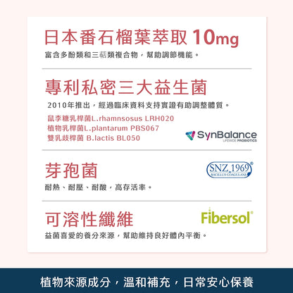 【Ruijia露奇亞】蔓越莓益生菌-升級版 30包/盒 高濃度原花青素 私密保養 孕哺乳婦可食