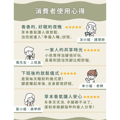 【好漢草】足沐湯浴包PLUS 單包零售 試用包 4款可選 草本配方 甘胺酸鎂 居家足浴 泡澡 舒眠放鬆